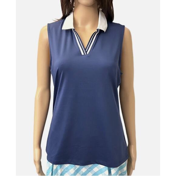 Tommy Bahama Everyday Active Sleeveless Polo NWT Size XS Blue - Picture 6 of 6